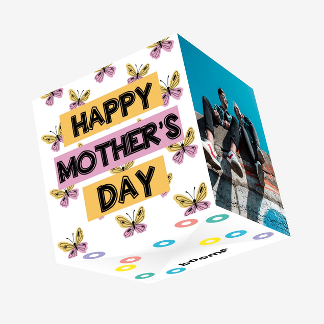 Happy Mother's Day Butterflies Confetti-exploding Greetings Card