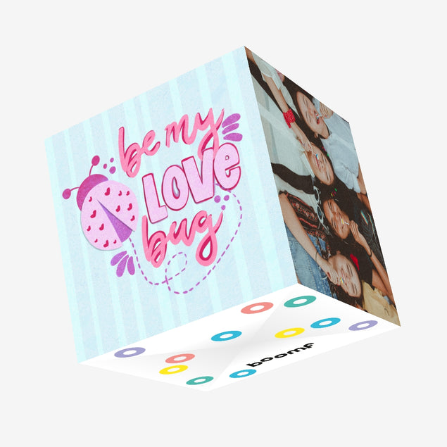 Be My Love Bug Valentine's Confetti-exploding Greetings Card