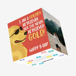 Golden Retriever Birthday Confetti-exploding Greetings Card