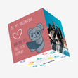 You'll Get Free Tech Support Smart Koala Valentine's Day Confetti-exploding Greetings Card