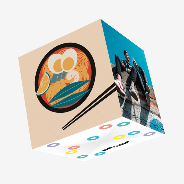 Ramen Bowl Confetti-exploding Greetings Card