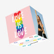 Love Is Love Confetti-exploding Greetings Card