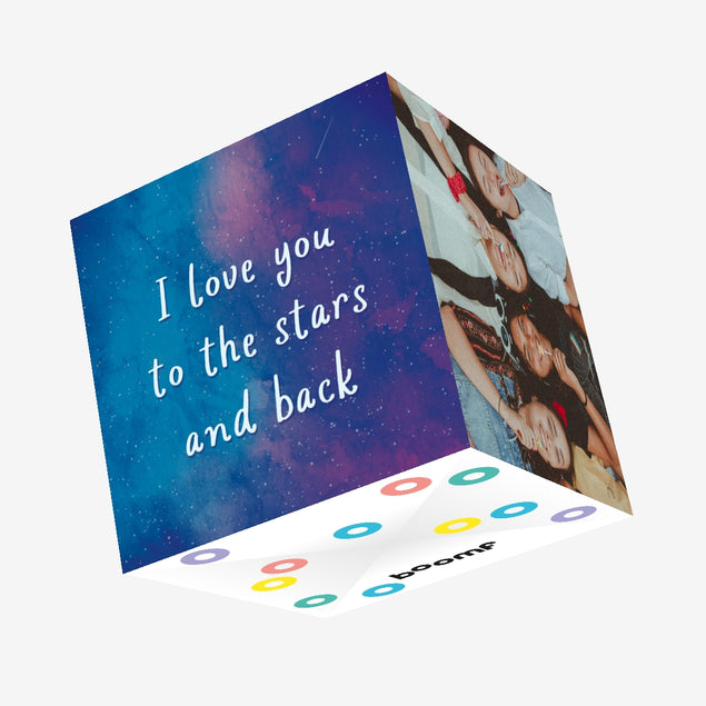 I Love You To The Stars And Back Confetti-exploding Greetings Card