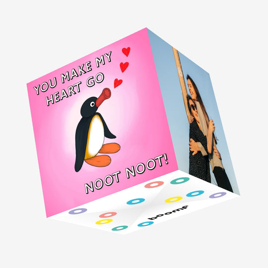 Noot Noot Confetti-exploding Greetings Card