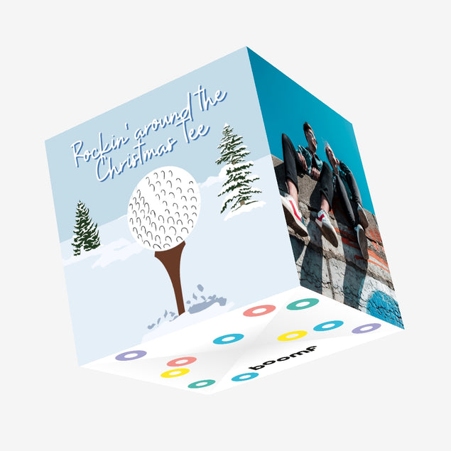 Christmas Tee Confetti-exploding Greetings Card