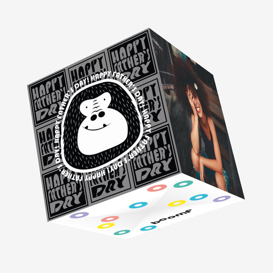 Gorilla Father's Day Confetti-exploding Greetings Card