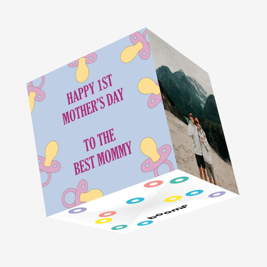 To The Best Mommy Confetti-exploding Greetings Card