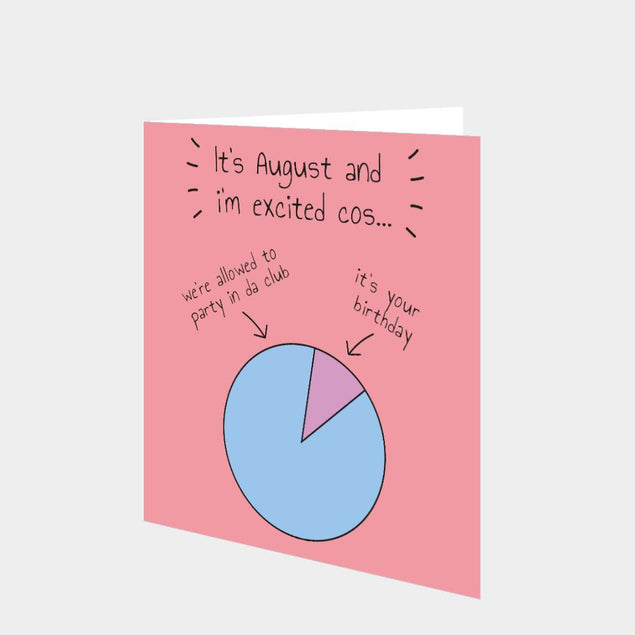 It's August and I'm excited cos Card