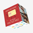 Happy Birthday Get Your Free Bus Pass Confetti-exploding Greetings Card
