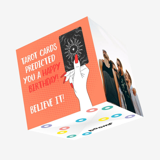 Tarot s Happy Birthday Confetti-exploding Greetings Card