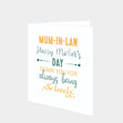 Mum-In-Law Happy Mother's Day Thank You Card