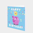 Happy 27th Birthday Piggybank Card
