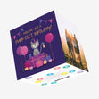 Cute Cat Birthday Birthday Confetti-exploding Greetings Card