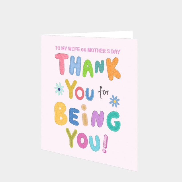To My Wife On Mother's Day Card