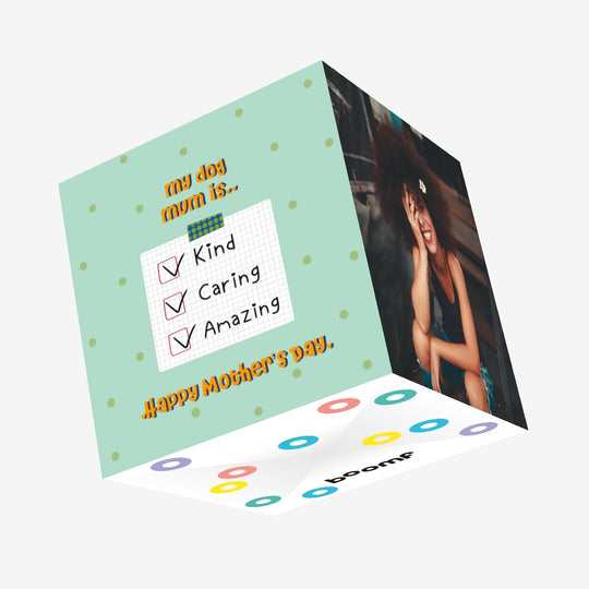My Dog Mum Is Checklist Mother's Day Confetti-exploding Greetings Card