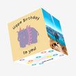 Hippo Birthday Confetti-exploding Greetings Card