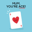 You're Ace! Bomb 3D Cube Card