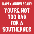 Happy Anniversary Southerner Card