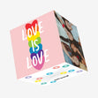 Love Is Love Confetti-exploding Greetings Card