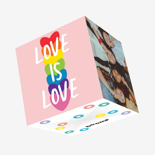 Love Is Love Confetti-exploding Greetings Card