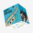 Jazz Music Happy Birthday Confetti-exploding Greetings Card