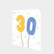 30 Balloons Multi Card