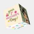 Your 1st Mother's Day Bomb 3D Cube Card