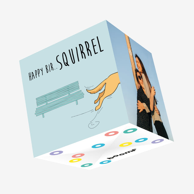 Happy Bir...SQUIRREL Confetti-exploding Greetings Card