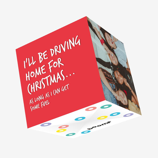 Driving Home For Christmas Confetti-exploding Greetings Card