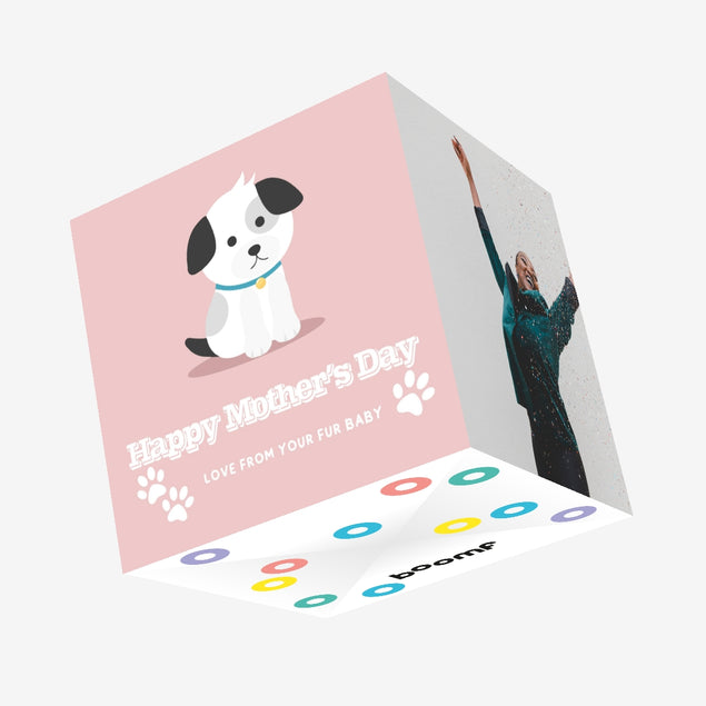 Love From Your Fur Baby Confetti-exploding Greetings Card