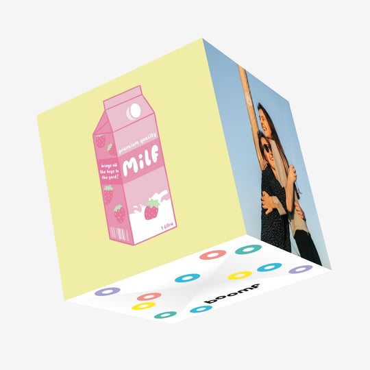 MILF Premium Quality Confetti-exploding Greetings Card