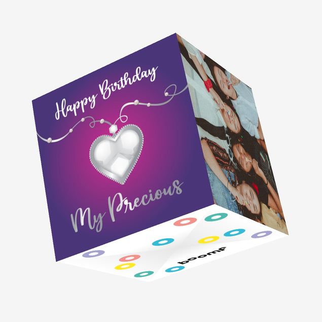 Heart Happy Birthday My Precious Confetti-exploding Greetings Card