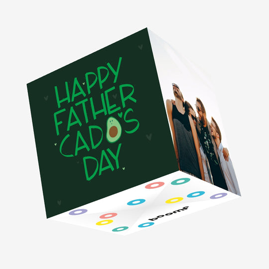 Happy Fathercado's Day Confetti-exploding Greetings Card