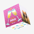 Happy 50th Anniversary My Love Drinks Confetti-exploding Greetings Card