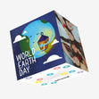 World Earth Day Confetti-exploding Greetings Card