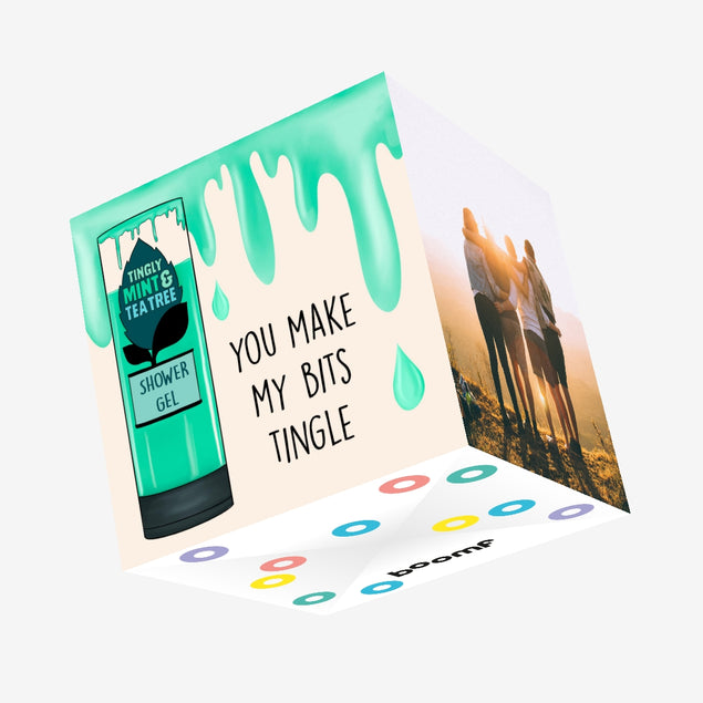 You Make My Bits Tingle Valentine's Day Confetti-exploding Greetings Card