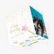 Magic Wand Happy 2rd Birthday Star Confetti-exploding Greetings Card