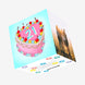 21 Cake Confetti-exploding Greetings Card