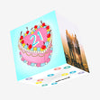 21 Cake Confetti-exploding Greetings Card