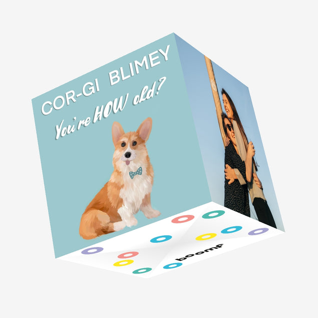 Cor-gi Blimey! Confetti-exploding Greetings Card