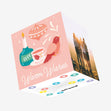 Warm Wishes Candle And Bird Christmas Confetti-exploding Greetings Card