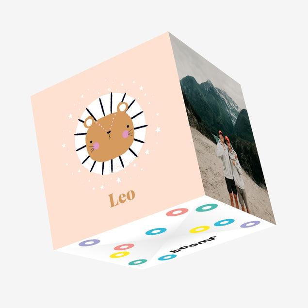 Leo Season Confetti-exploding Greetings Card