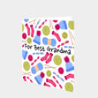 For Best Grandma Knitting Card