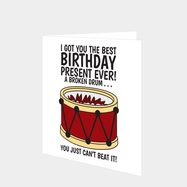 Broken Drum Card