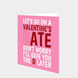 Valentine's Date Card