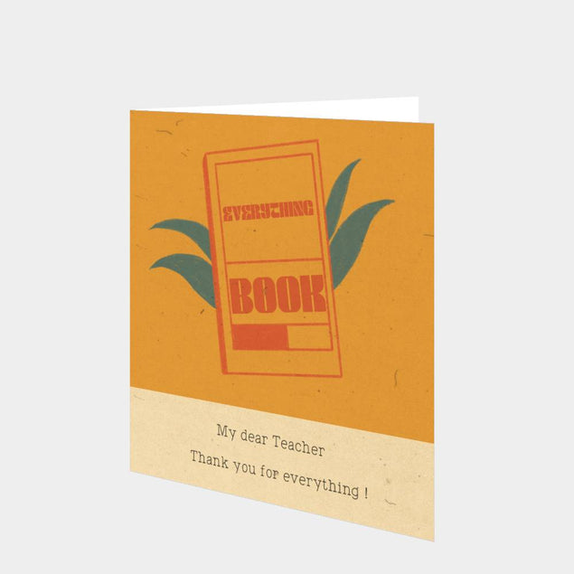 My Dear Teacher Card