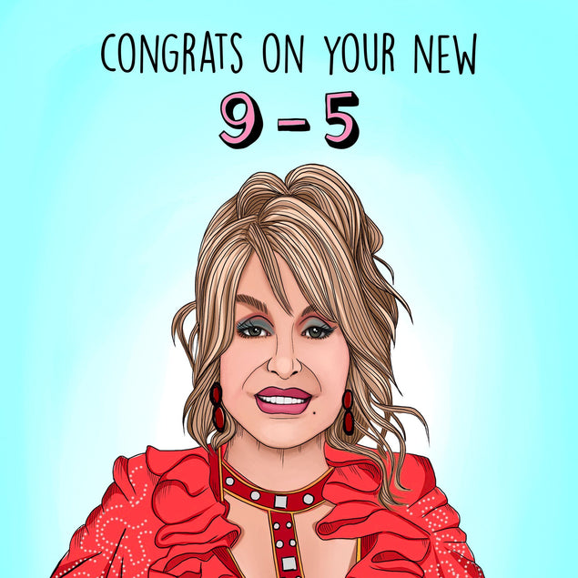 Dolly Parton 9-5 Card