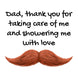 Father's Day Moustache Card