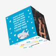 Daddy Shark Confetti-exploding Greetings Card