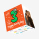 Funny Numbers Happy 3rd Birthday Daughter Confetti-exploding Greetings Card